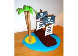 gâteau anniversaire pirate