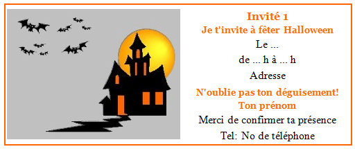 invitation Halloween